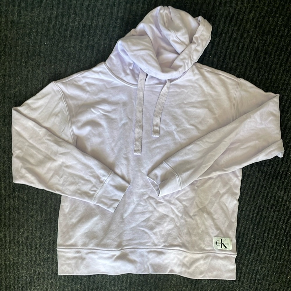 Calvin Klein S lavender hoodie sweatshirt like new
